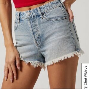 Pacsun High Rise Festival Denim Shorts, Size 29